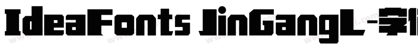 IdeaFonts JinGangL字体转换